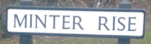 mMinter Rise road sign